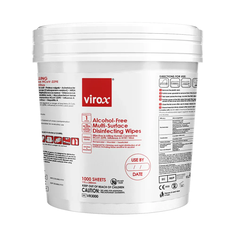 [VR3000] Virox Multi-Surface Disinfecting Wipes (Alcohol Free)