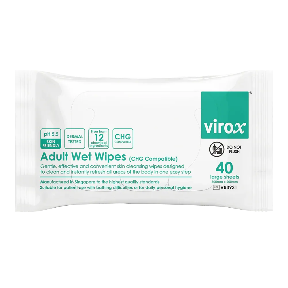 [VR3931] Virox Adult Wet Wipes (CHG Compatible)
