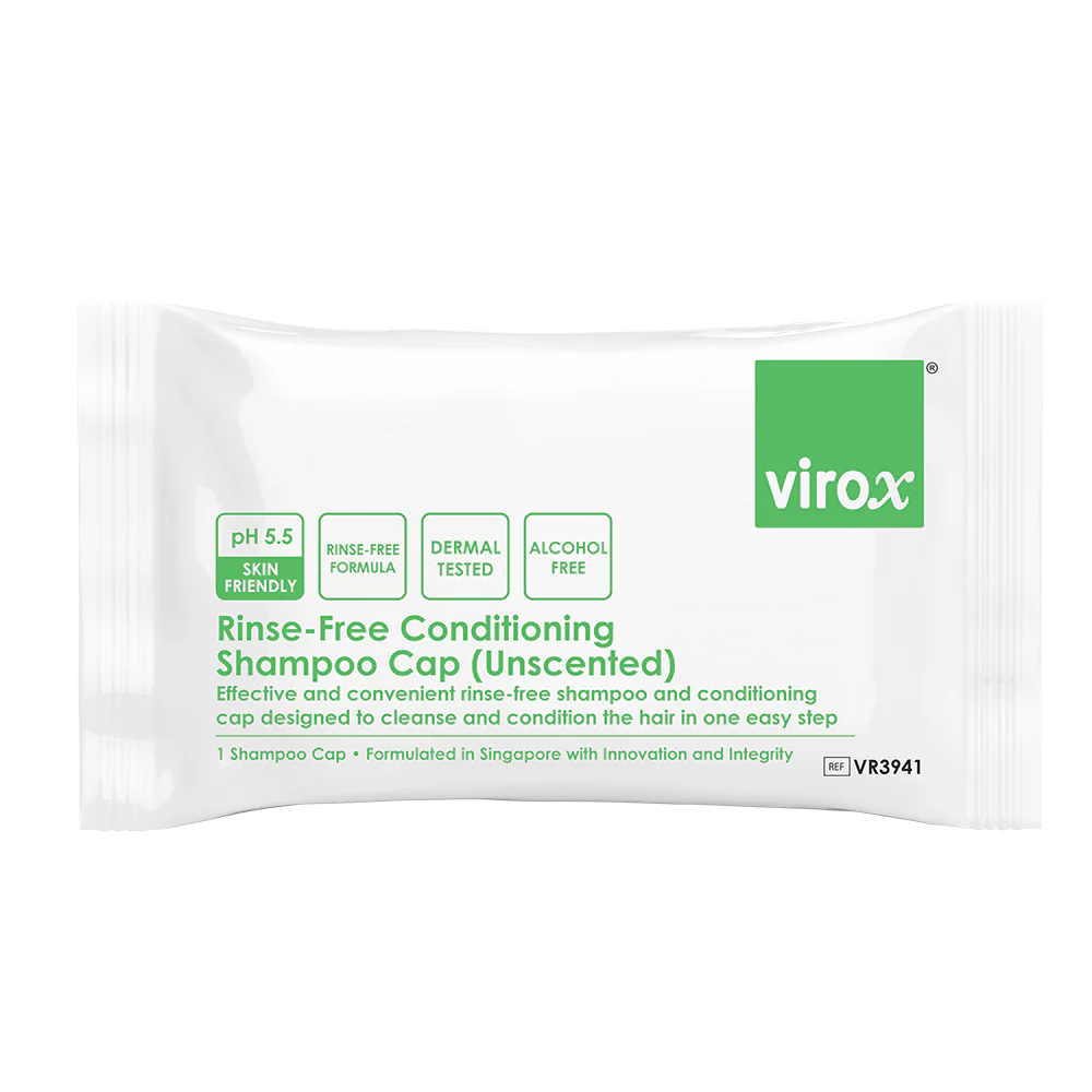 [VR3941] Virox Rinse-Free Conditioning Shampoo Cap (Unscented)