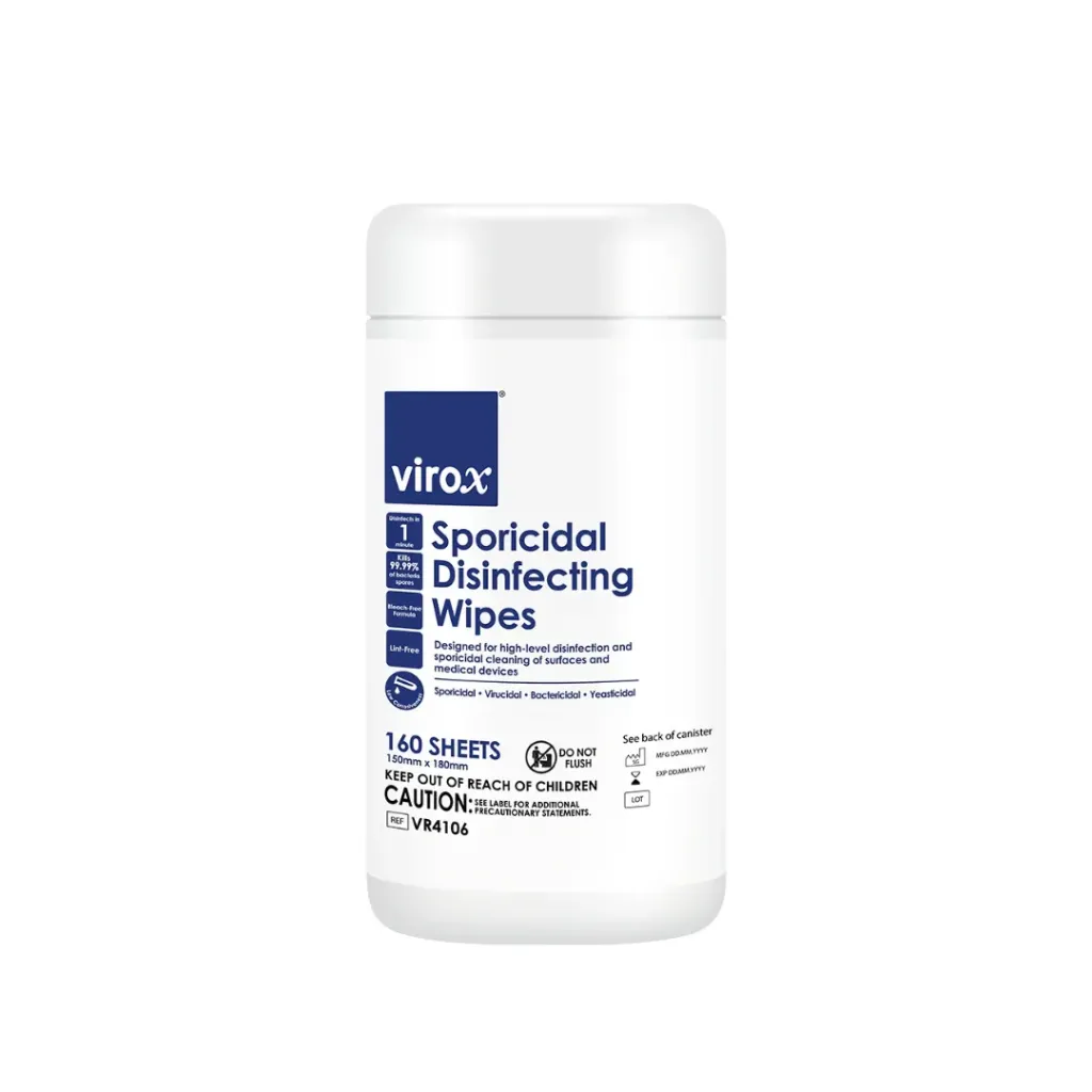 [VR4106] Virox Sporicidal Disinfectant Wipes