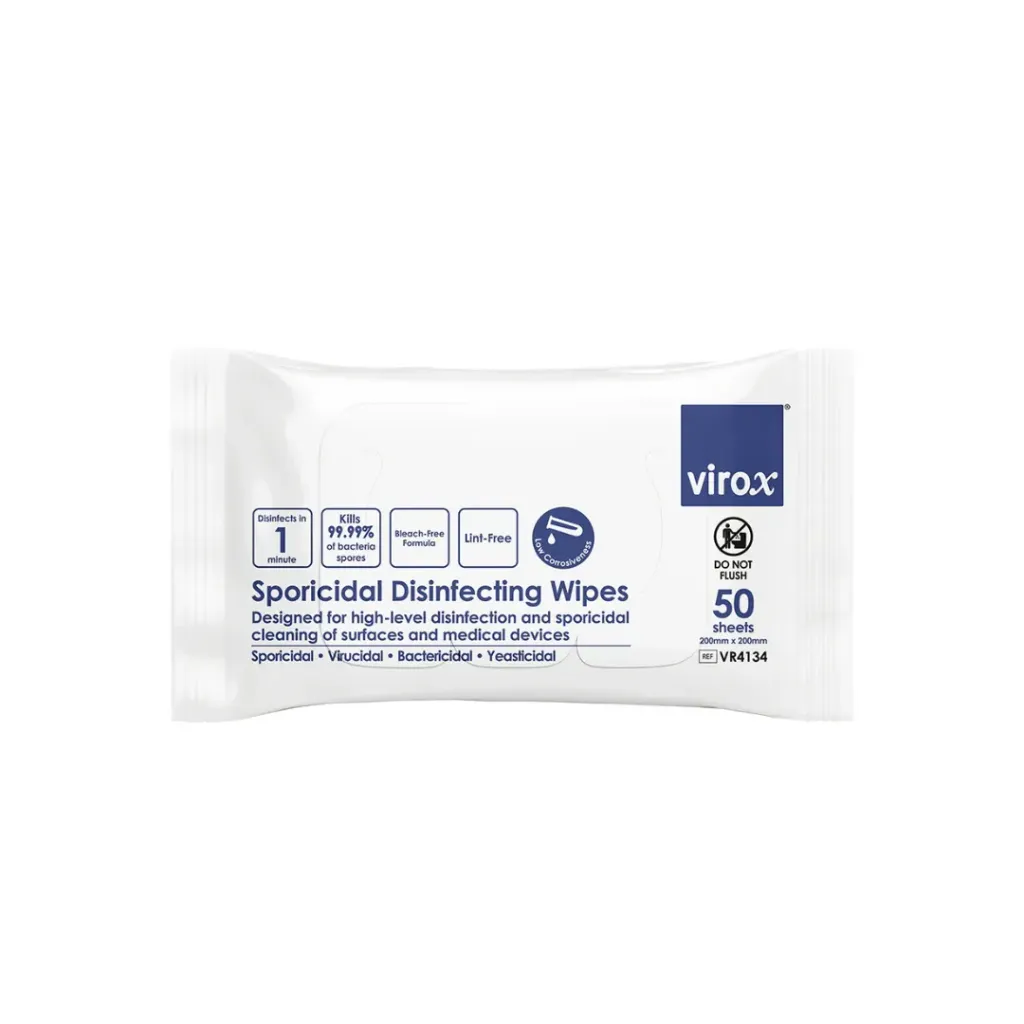 [VR4134] Virox Sporicidal Disinfectant Wipes