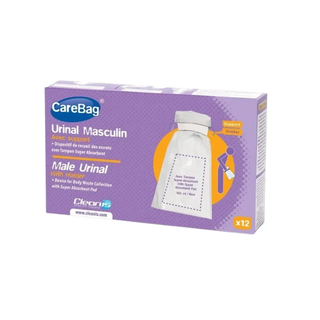 CareBag® Male Urinal with Holder